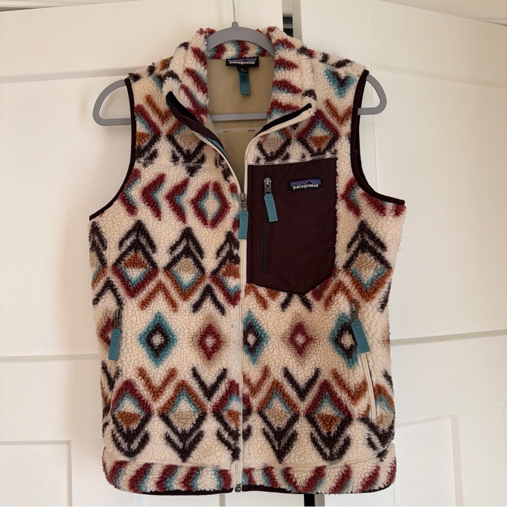 Patagonia Retro X Fleece Vest in Fern Dell